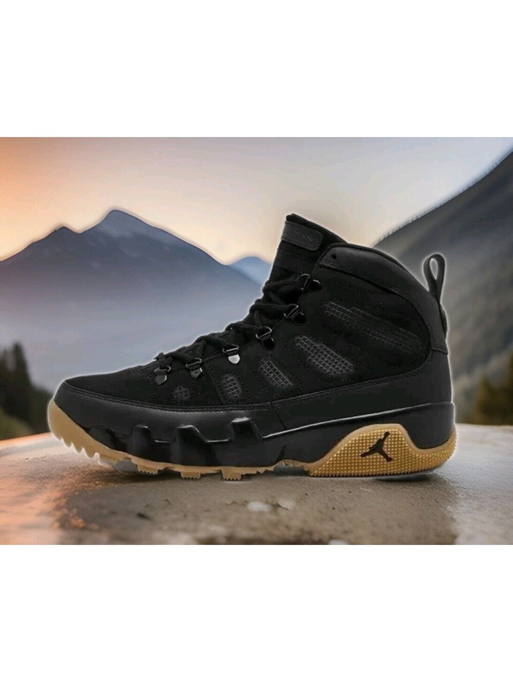 Nike Air Jordan 9 Retro Field Boots NRG Black Lt Gum AR4491 Men 10.5 Sneakerboot